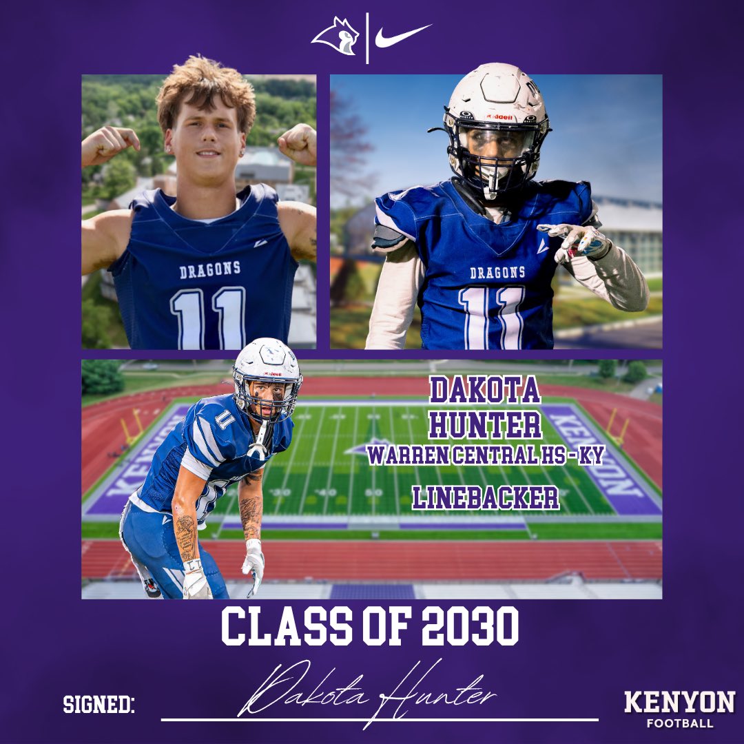 Kenyon Football tweet media