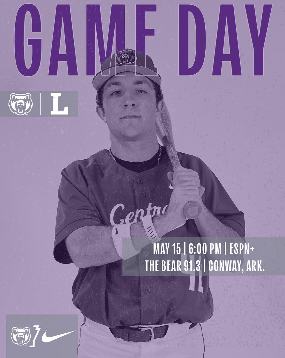UCABearBaseball's tweet photo. Bears, Bisons, Lions are tied at the top of the ASUN Gold Division with two games left in the regular season! Bears vs Bisons tonight at The Bear, see you there!

#BearClawsUp
#FightFinishFaith
📺- https://t.co/MbCBT9PSWH
📻- https://t.co/RLueIfM7yS
📊- https://t.co/OdgX7HRTaY https://t.co/QICPJdLNs9