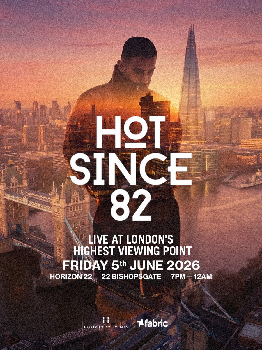 hotsince82's tweet photo. Sunset party at London's highest viewing point 🌅

58 floors up with views of the whole city. An amazing space for a party! 

Tickets are very limited 🔗 https://t.co/dCbfb7zaNG https://t.co/7xc8zBiBGy