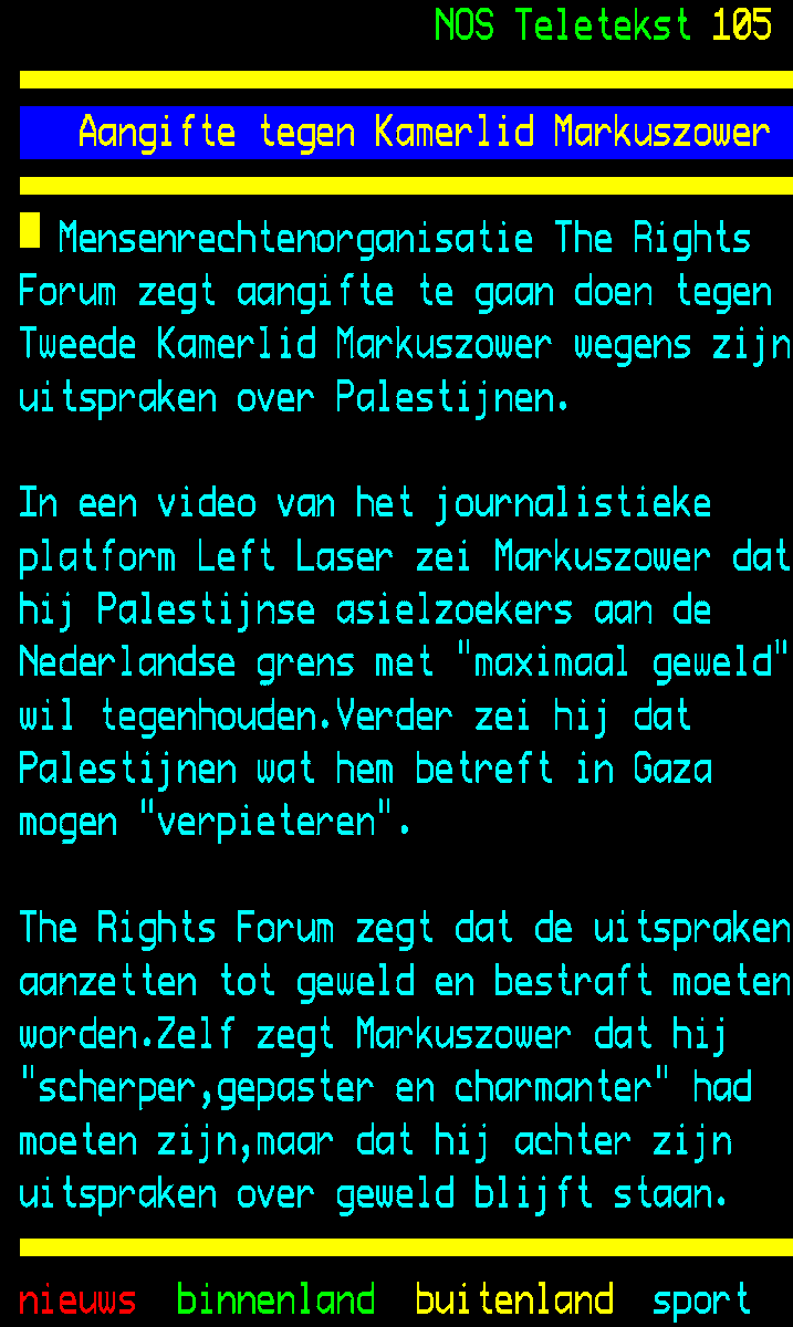 BoonhofTb's tweet photo. https://t.co/K9I36oopnb 
Als Markuszower achter zijn zijn uitspraak over geweld tegen de Palestijnen blijft staan, dan is het de hoogste tijd om hem uit de 2e Kamer te verwijderen. https://t.co/DIjI37SW9h