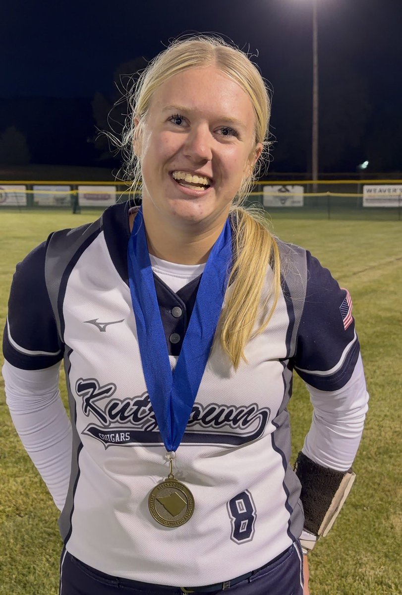 svsports's tweet photo. Has a high school player EVER been intentionally walked 3 times in 1 game?
Kutztown’s Jade Fitzgerald was after hitting 2 HR!
@MaxPreps 
@SCNext 
@RivalsHS 
@HighSchoolOnSI 
@JomboyMedia 
@247Sports 
@KAHSCougars 
@USASoftball https://t.co/08ctI5r73e