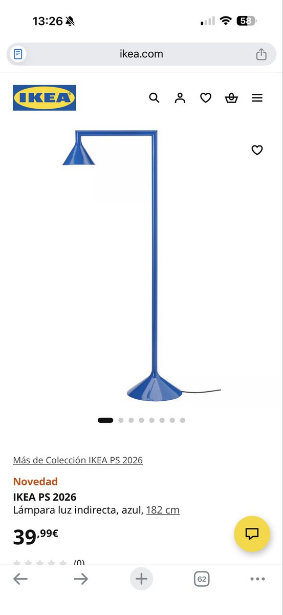 JorgeCyrus2's tweet photo. He visto que esta lámpara de Ikea está causando sensación y se ha agotado, pues estoy sorteando una en insta (es publicidad con Ikea) así que suerte bbs 🫶🏼💓 https://t.co/3mdEm2bkrP