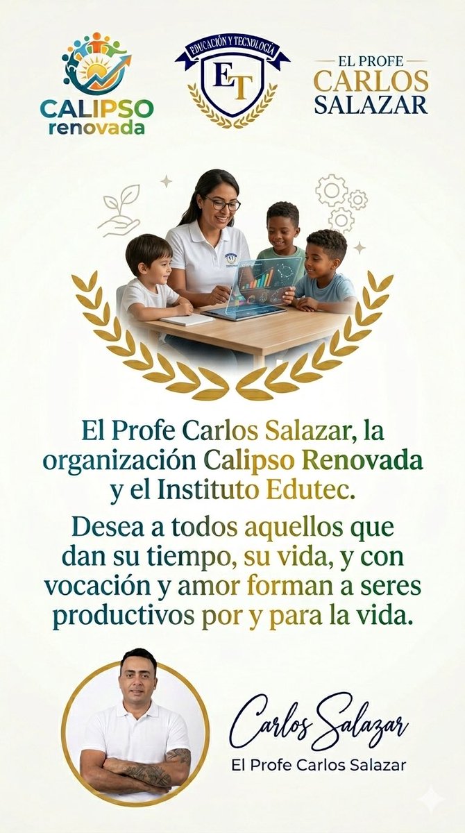 LCauca14424's tweet photo. Feliz día: maestros!!
Larga vida a aquellos que han dado su vida con vocación y amor por nuestro presente y futuro. https://t.co/O2bSRFw3hs