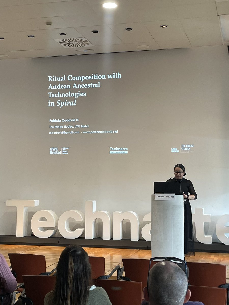 Technarte's tweet photo. 🌎Patricia Cadavid—Colombian artist and researcher working at the intersection of migration, coloniality and new media art 🇨🇴
Her practice reclaims ancestral knowledge systems from Abya Yala, blending them with video, sound and live coding into new decolonial forms of expression https://t.co/jReD5NmXw1