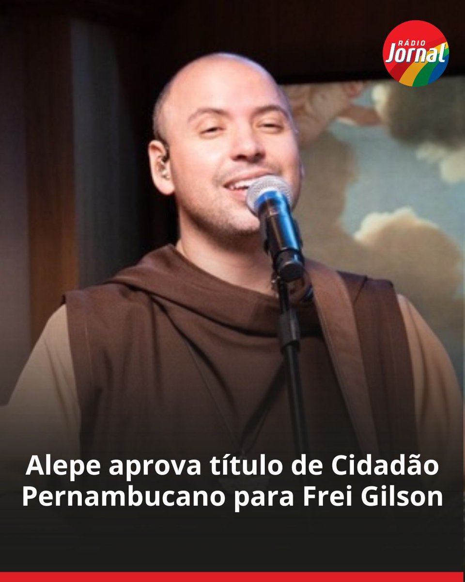 radiojornalpe's tweet photo. A Alepe aprovou a proposta da ex-deputada Roberta Arraes que requisitou conceder o título de Cidadão Pernambucano para Frei Gilson.

 digital  bm
#digital #radiojornal #freigilson #cidadaopernambucano #pernambuco #alepe https://t.co/gxmyKltKGe