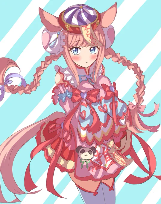 1枚目2022年に描いたデジたん 2枚目2026年に描いたデジたん 絵の構図とか変化した。 でも愛は変わらなかった。2021年の実装当時から好きだった。 ずっと好きでいられるって奇跡。 今年も誕生日お祝いできてすごくすごく、嬉しい。これからも大好き