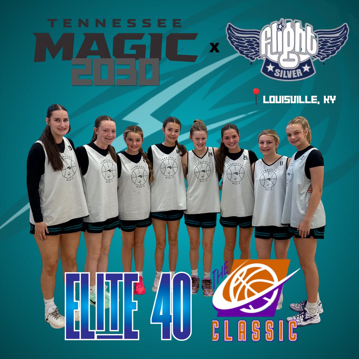 tennessee_magic's tweet photo. Tennessee Magic 2030 will represent Tennessee Flight in the E40 Middle School Division Circuit this summer! Our first stop is at the Classic in Louisville, Ky this weekend. Here is our schedule! Go Magic! 🪄 https://t.co/RroqLusEvJ