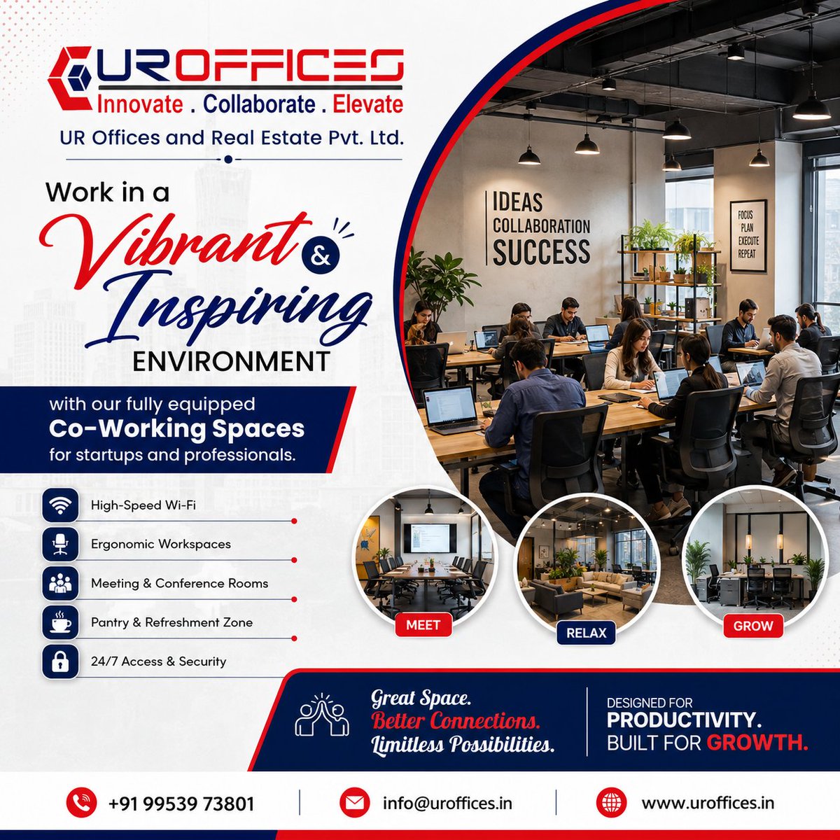 urofficesreal's tweet photo. Work in a vibrant and inspiring environment with our fully equipped Co-Working Spaces for startups and professionals.
#CoworkingOffice #CreativeWorkspace #ProfessionalOffice #SharedOffice #StartupCommunity https://t.co/sKRVdhKz44