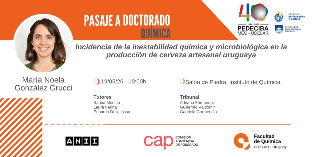 PEDECIBA tweet media