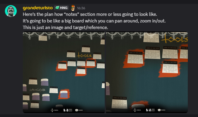 Hello Neighbor Note Concept art for how Hello Neighbor 3's notes section UI might look like!