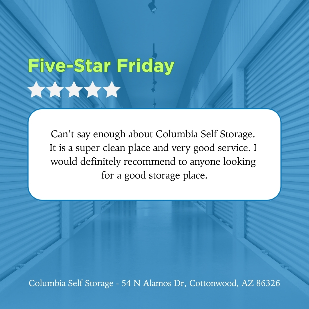 StoreAtColumbia's tweet photo. Nothing means more to us than hearing directly from our tenants. We’re proud to provide a clean, secure, and welcoming experience, and reviews like this remind us why we do what we do. Thank you for the kind words and for trusting #ColumbiaSelfStorage with your storage needs! https://t.co/9TGasdCfRE