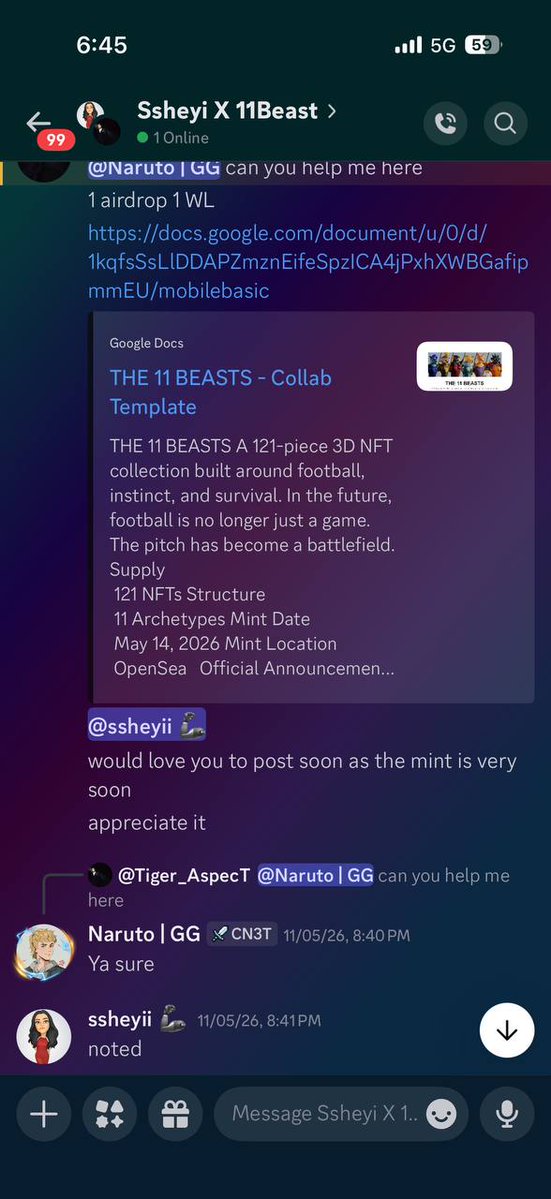 The 11 Beasts.eth tweet media