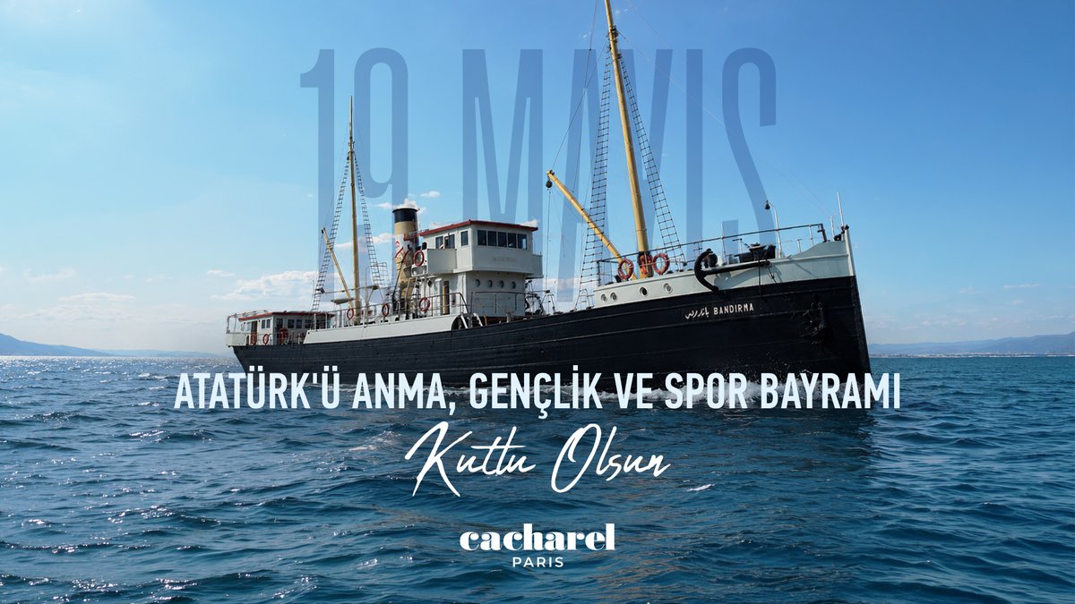 cachareltr's tweet photo. Bir milletin umudunu yarınlara taşıyan ilk adımın izinde…

19 Mayıs Atatürk’ü Anma, Gençlik ve Spor Bayramımız kutlu olsun. https://t.co/4qLCVjv0Cz