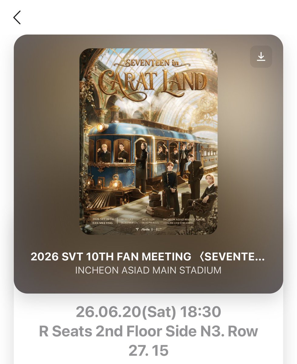 ujitsundere's tweet photo. See you my svt 😭😭😭😭 first caratland and first international svt event secured 🥹❤️ #tnxcinna #viviassists https://t.co/o9JqnzEWEl