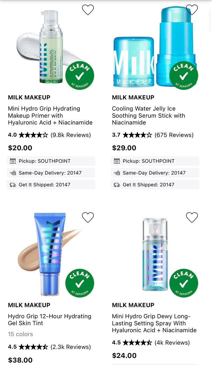 ttoppickk's tweet photo. หิ้วเมกา USA 🇺🇸 ถึงไทย 5/24 ค่ะ

Sephora
Milk glossier the ordinary ราคาถูกกว่าไทย
ทักถามราคาได้ค่ะ 
 #พรีsephora #รับหิ้วเมกา #รับหิ้วเกาหลี #glossier #milkmakeup #รับหิ้วusa https://t.co/5t7ommd5ok