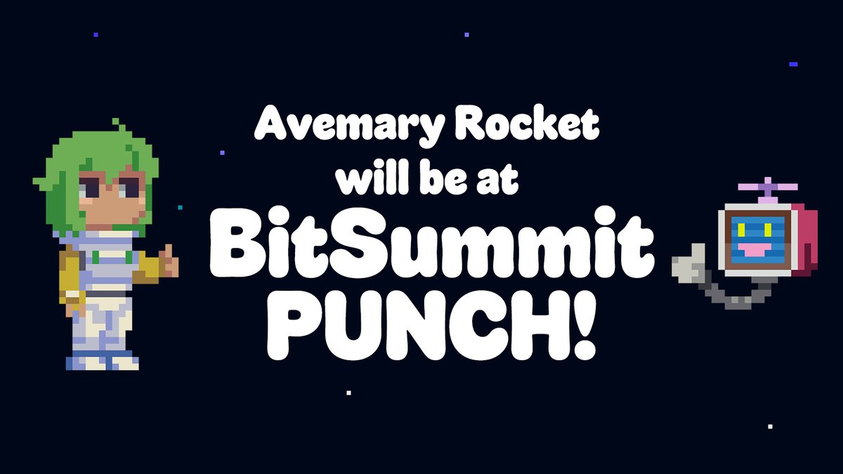 Avemary Rocket アベマリロケット@BitSummit 3F-C09 / 1F-B15 tweet media