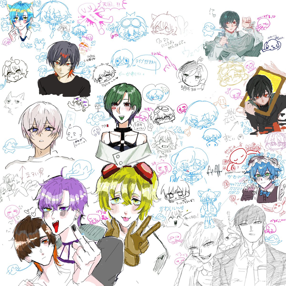 r_23nn's tweet photo. 絵チャありがとうございました‼️‼️
みっちみち😻😻😻
またやりましょう~💓✨ https://t.co/LTSQH7Yq33