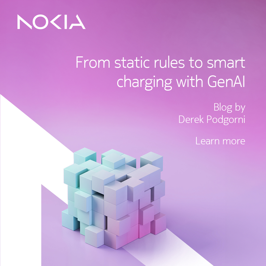 nokianetworks's tweet photo. As telecommunication providers move to real-time #monetization, #GenAI is transforming charging into an agile platform, powering personalized offers, boosting #efficiency &amp; unlocking new revenue. Read our blog to learn how Nokia is driving this change: https://t.co/0qmMZbSr71 https://t.co/5xYSGS6rBW