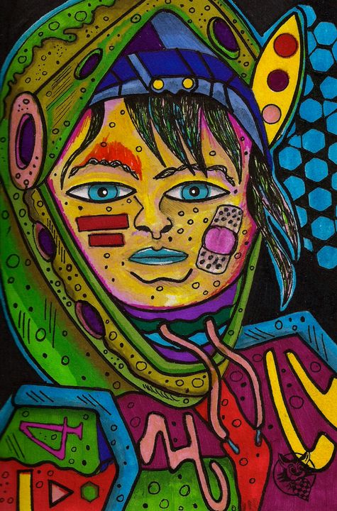 RACECAT7's tweet photo. Art of the Day! ""TRIENA"". Buy at: https://t.co/uh6LrD7tlf https://t.co/HWt1SLfQFX