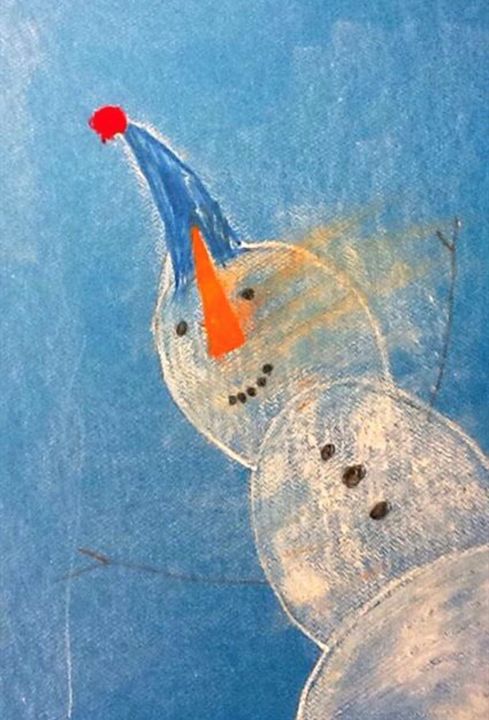 laoverton3's tweet photo. Art of the Day! "Snow Dude". Buy at: https://t.co/71cMh1EC6g https://t.co/NKo0Laq1JQ