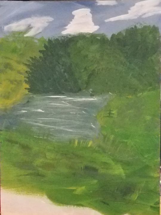 ThingsTizzy's tweet photo. Art of the Day! "Saddle Creek May". Buy at: https://t.co/TOyrFxfQ38 https://t.co/05CxWSFqtD