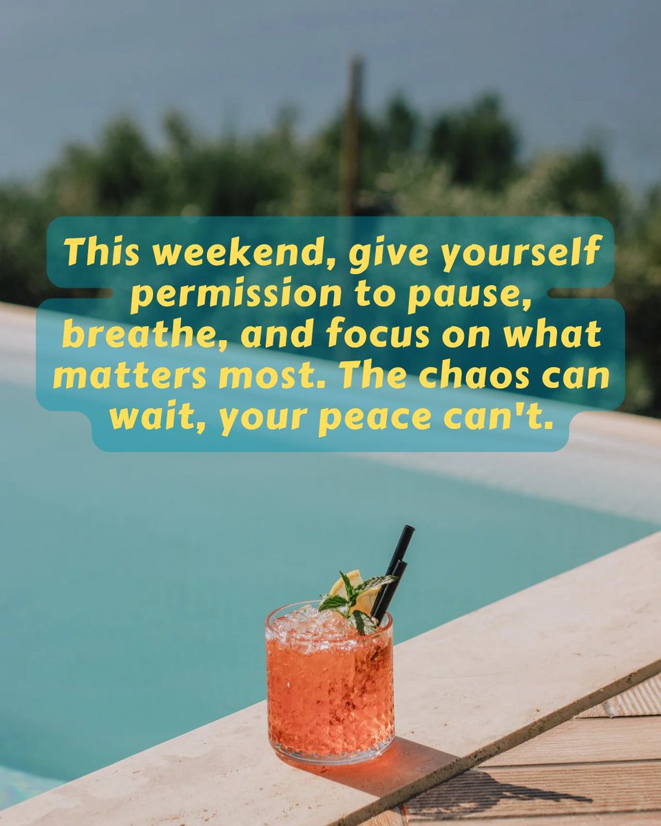 DanicaDreamer's tweet photo. Happy Friday! #fridayfeeling #weekendgoals #relaxandrecharge #giveyourselfpermission #takeabreak #focusonwhatmatters #ignorethechaos #protectyourpeace #danicadreamer https://t.co/7RIqGkDRWD
