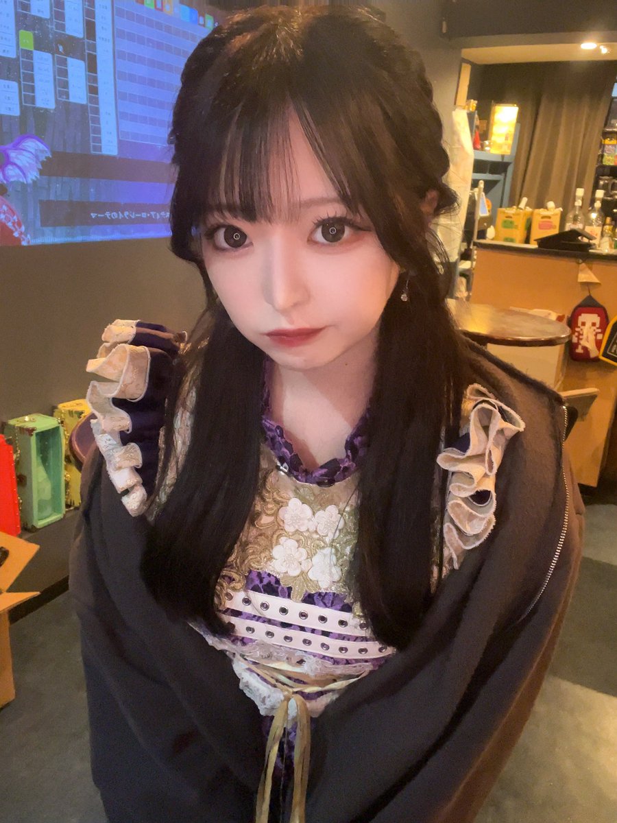 kureha_ARC's tweet photo. おきゅ写真上げてなかったね🥲

また会えてすっごく嬉しかったよ旅人様😈お土産大満足クロミちゃん🖤またいつでも来てね！
沢山お話楽しすぎたよつきちゃん旅人様🌙コードくれるの助かりすぎて飛んだ。ありがとう🥺 https://t.co/mpzzk4dSmo