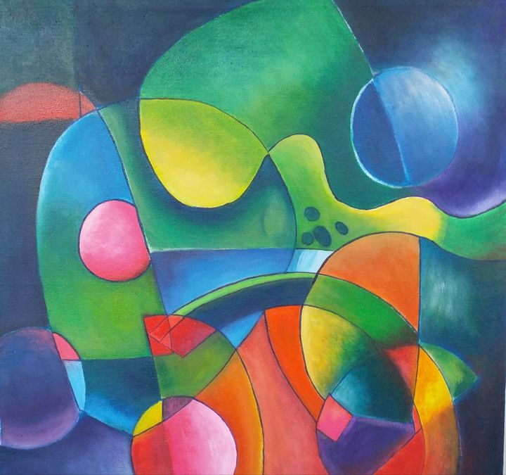 Gretty2's tweet photo. Art of the Day! "Blue moon". Buy at: https://t.co/EulfyAIBKO https://t.co/YRV1bVeeiO