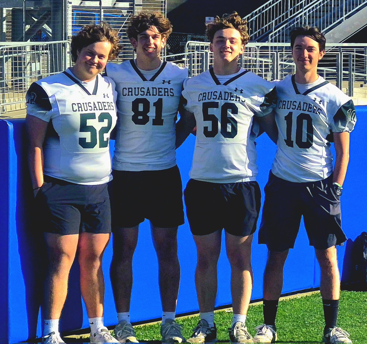 AaronMonnard's tweet photo. Getting to represent the CRU, @cru_football with some of my brothers, at the @ProFootballHOF for the Army National Guard's "Buckle Up Ohio" Challenge!! Proud of my guys, and can't wait to take the field with them this fall!! 💪🇺🇲🏈
@Coach_Caruso @TommieAthletics
@PlayBookAthlete https://t.co/JvR4f6tm0W
