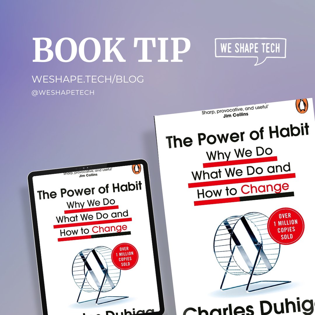 WeShapeTech's tweet photo. WST Book Tip 📘 https://t.co/SvIC8cHyIc  Want to understand why change feels hard? This insightful read explains habits, routines and behaviour patterns in a practical way. Ideal for personal growth and better workplace habits. https://t.co/monbGsF5Gt