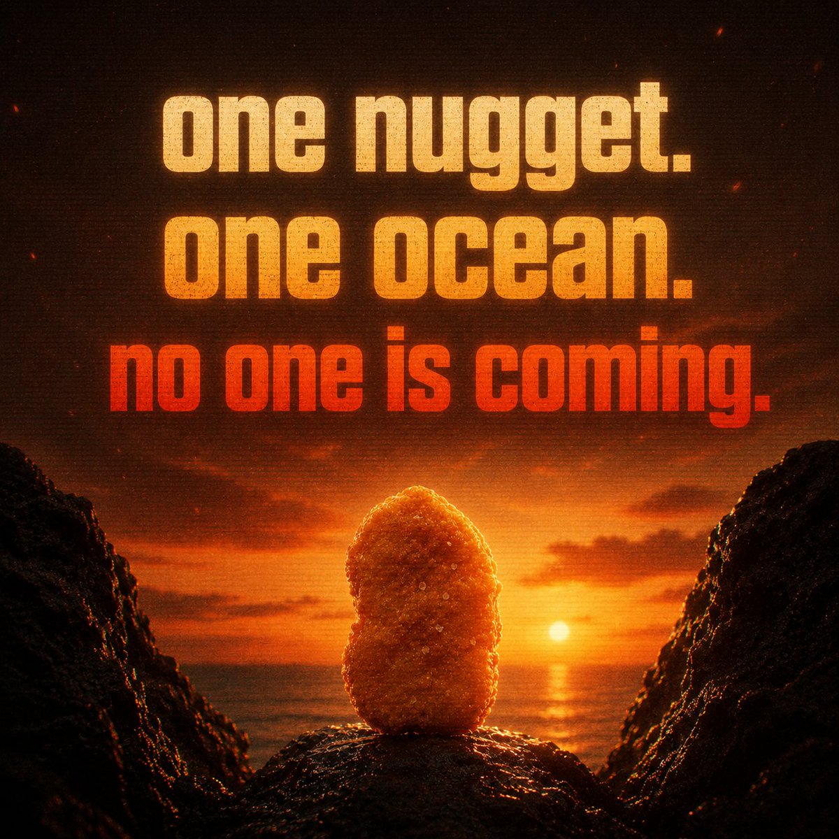 nuggetworld_fun's tweet photo. Some Memes Scream For Attention. This One Just Waits Between Two Rocks. 🍗

A Single $Nugget On Solana, Made For Nobody, Ignored By Gulls, And Somehow More Honest Than The Whole Timeline.

Join The Quiet Side. https://t.co/lfMUoD3pyI