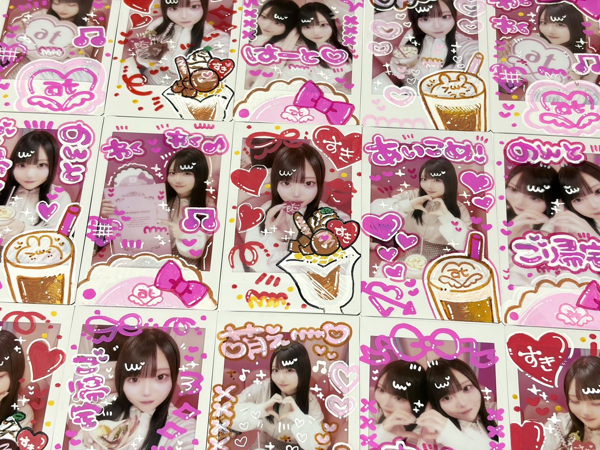 ꒰ #のん1周年SP🐭🖤ソロチェキ一覧 ꒱ 1⃣キーカード風 2️⃣ご帰宅