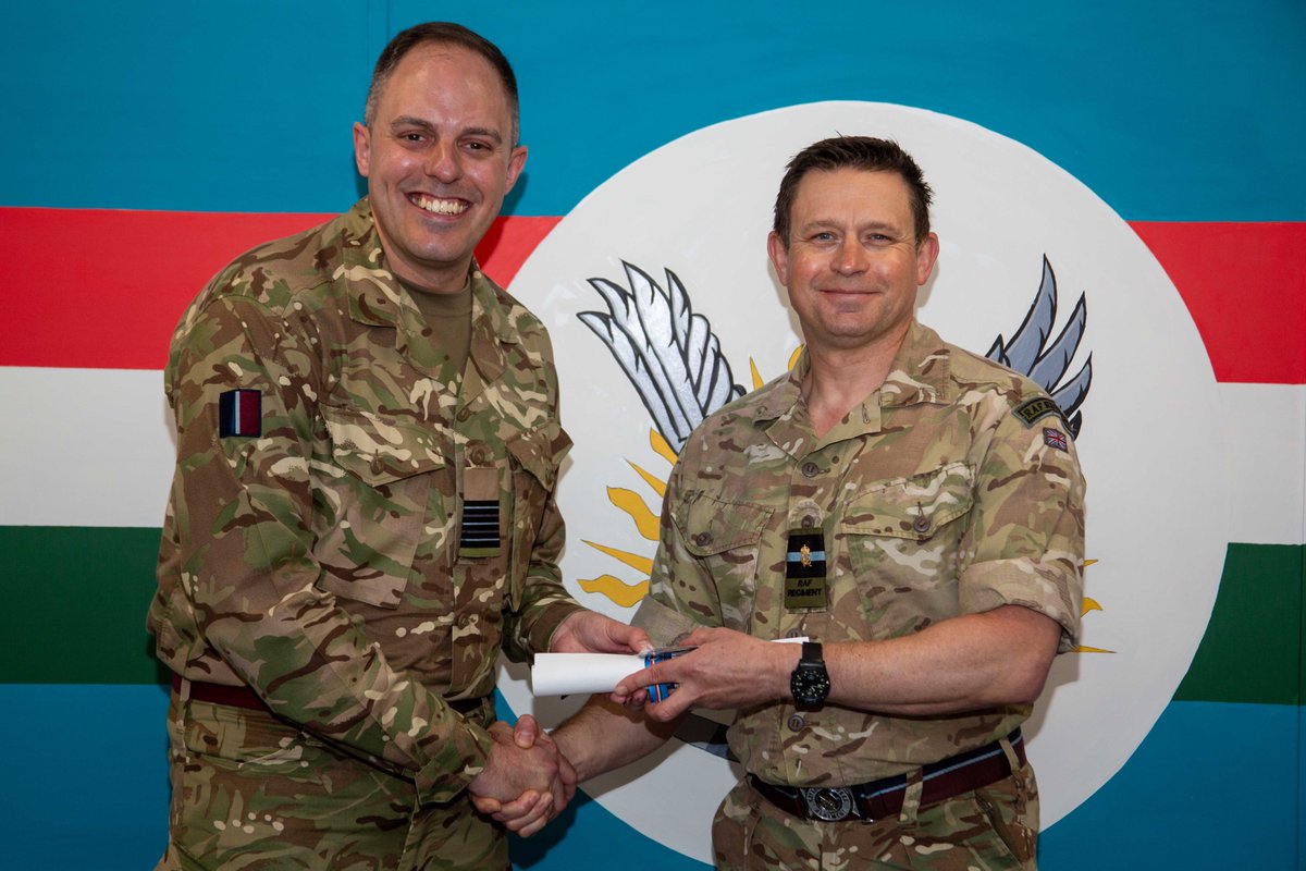 rafboulmer's tweet photo. Commander Global Enablement, Air Commodore Hamilton, visited RAF Boulmer this week, meeting teams from 19 Sqn, 20 Sqn and 144 Signals Unit.

He presented Long Service awards and commendations, and experienced 20 Sqn’s simulator training first-hand. https://t.co/ixnyN2lgm4