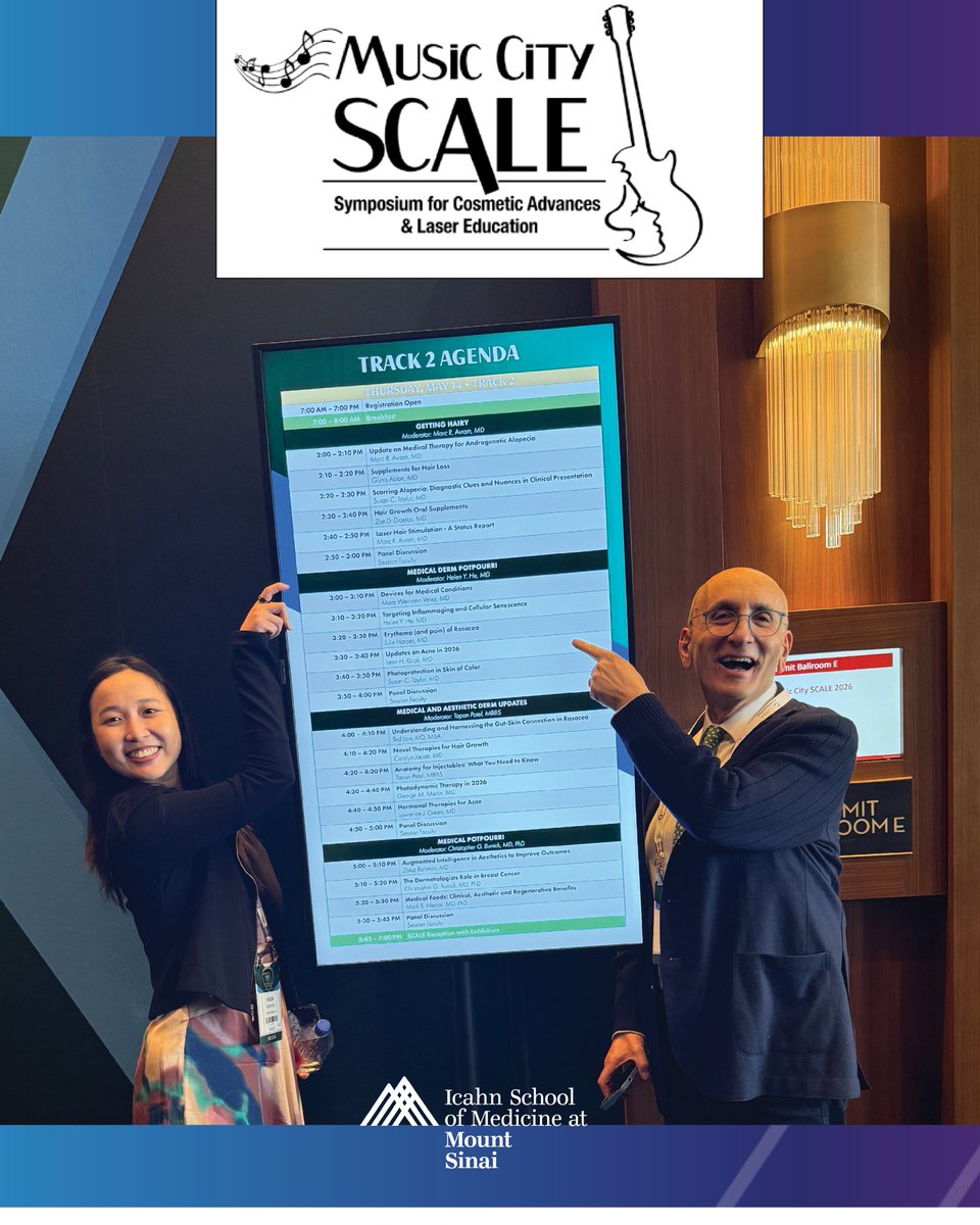 Mount Sinai Dermatology tweet media