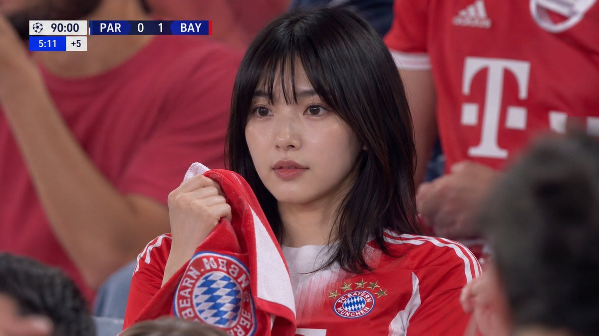 Realistic Soccer Stadium Supporter Portrait