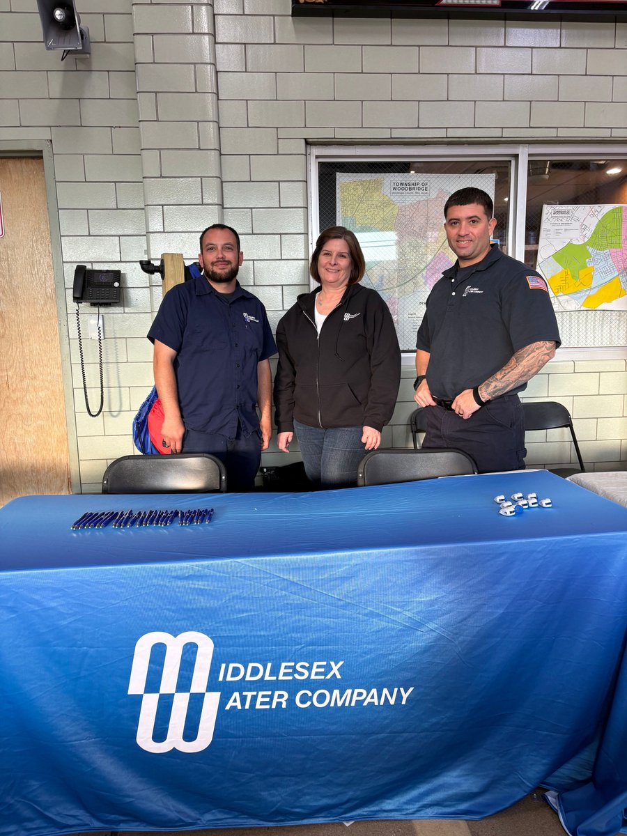 MiddlesexWater's tweet photo. We had a fantastic time at the Woodbridge Fire Department’s Community Night!

From connecting with families to enjoying great food, music, and fire safety demonstrations, it was a wonderful evening celebrating community alongside our local first responders. Thank you to everyone who stopped by, we love being part of such a vibrant and caring community.