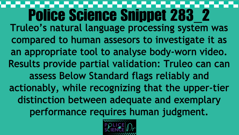 Police Science Dr tweet media