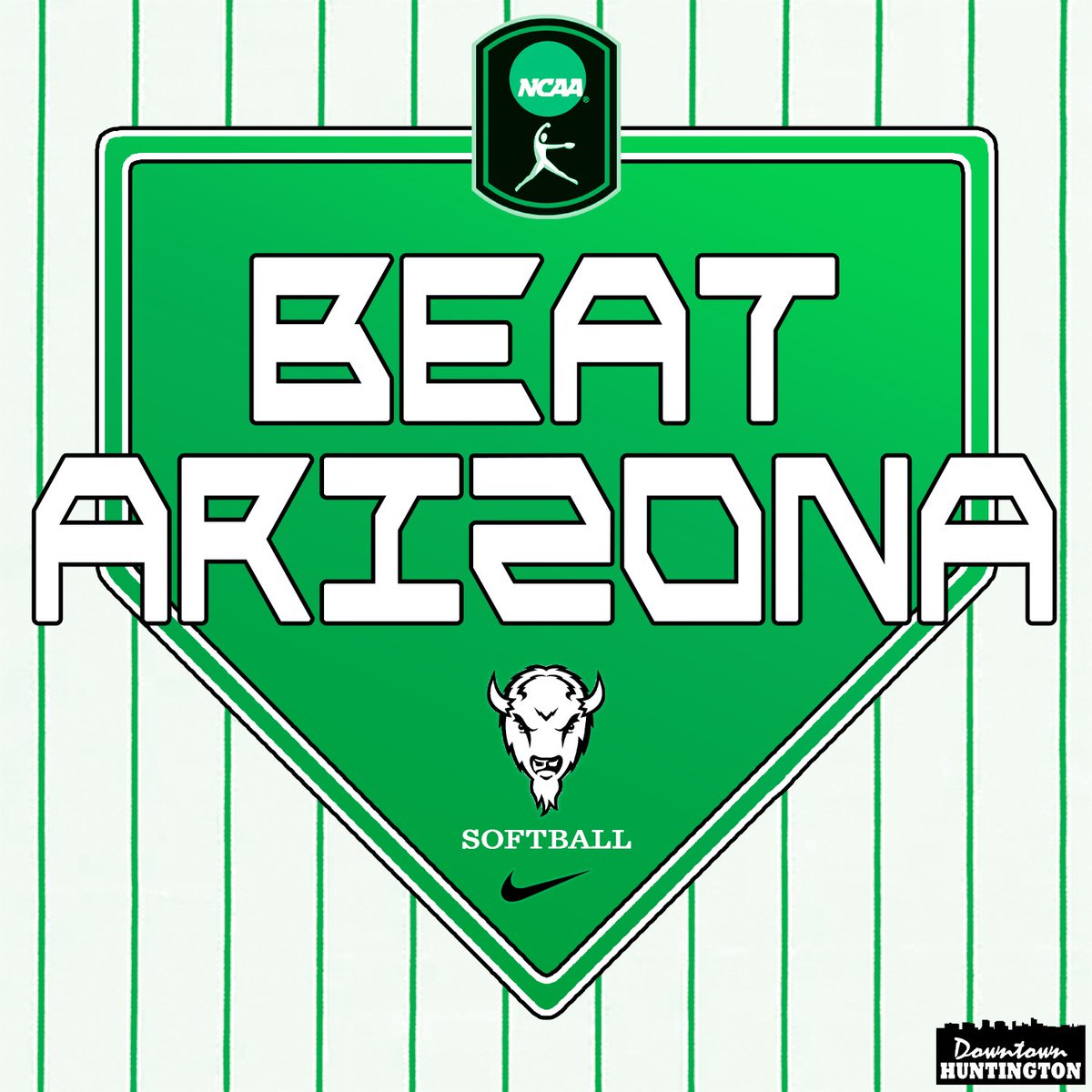 DowntownHWV's tweet photo. IT'S GAME DAY!!!!!
Your @HerdSB squad takes on #22 Arizona in the first round of the NCAA Tournament TODAY at 2:30PM EDT. The game will be streamed live on ESPN+.
📺 https://t.co/dQFPCu8nQc
#WeAreMarshall
#WePlayForChampionships
#IAmBecauseWeAre
#BeatAZ
#SurviveAndAdvance https://t.co/xh6psO0SJY