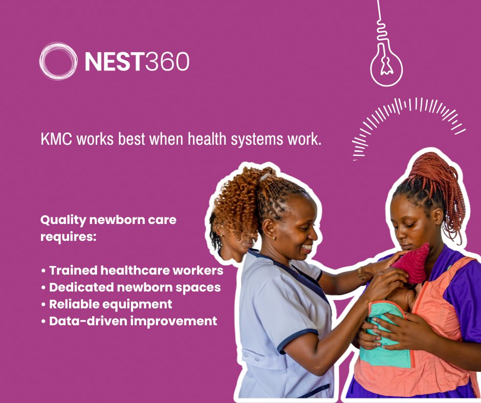 NEST360org's tweet photo. This #KMCDay, we celebrate #KangarooMotherCare and the parents, nurses, doctors, support staff, and hospital leaders working every day to give small and sick newborns a fighting chance.

Explore the pathway and resources here: https://t.co/DghACPYbok 

#WorldKMCDay #KMC #NEST360 https://t.co/46AxarYbbx