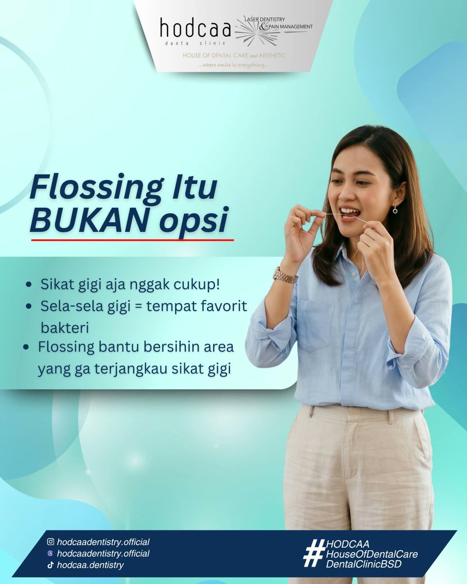 Hello__Dental's tweet photo. Jangan lupa untuk merawat gigi dengan cara yang benar! Pastikan menyikat gigi dengan lembut, karena menyikat terlalu keras dapat merusak enamel gigi kamu. 🌟

#HodcaaDentalClinic #DentalClinicBSD #HodcaaBSD #PremiumDentalClinic #aestheticdental https://t.co/Mwe4fog1CM