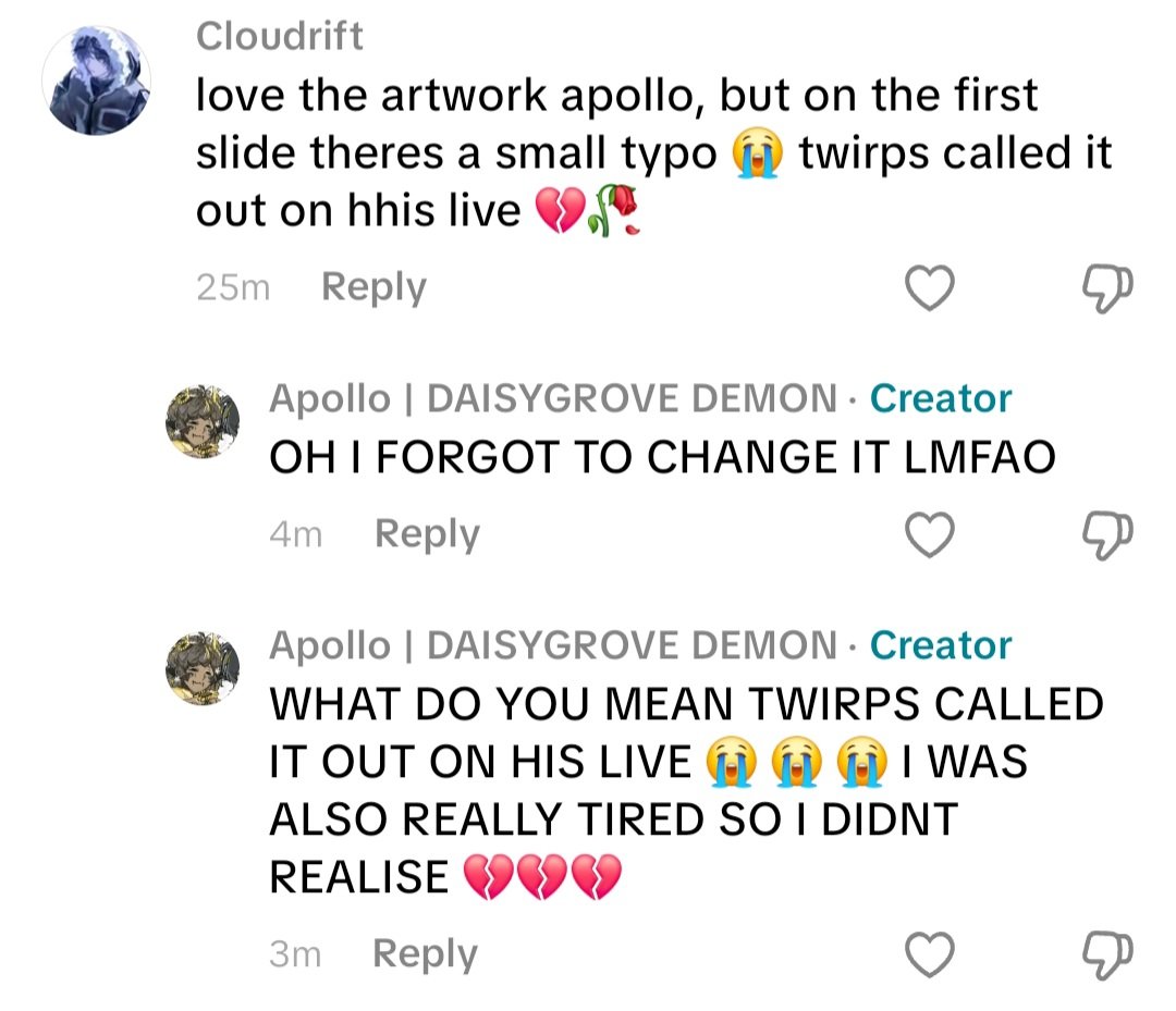 Apollo | DAISYGROVE DEMON tweet media