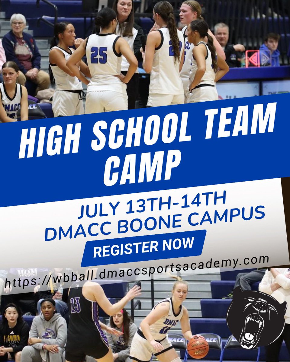 DmaccWBB's tweet photo. Join us on July 13th and 14th for our Girl’s High School Team Camp. You can register at: https://t.co/MUr4t1R6iG https://t.co/hK6h0QyrG4