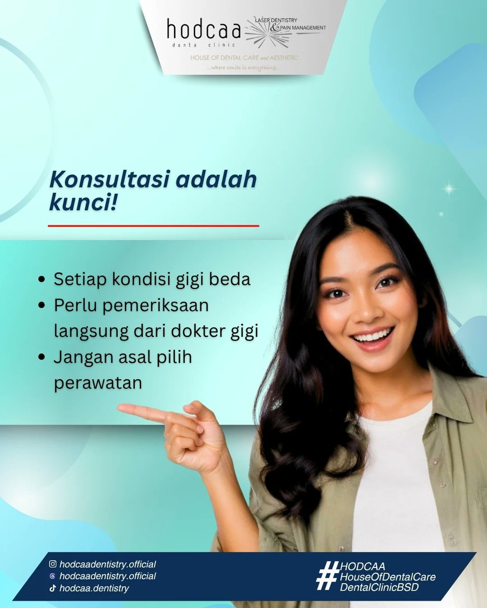 Hello__Dental's tweet photo. Gigi berantakan bikin nggak pede? 😬
Tenang, ada solusi yang tepat dan nggak boleh asal pilih!

Behel orthodontic treatment membantu merapikan posisi gigi secara bertahap, khususnya untuk kamu yang punya gigi berjejal atau tidak rata ✨

#HodcaaDentalClinic #DentalClinicBSD https://t.co/rsTAxoGfqN