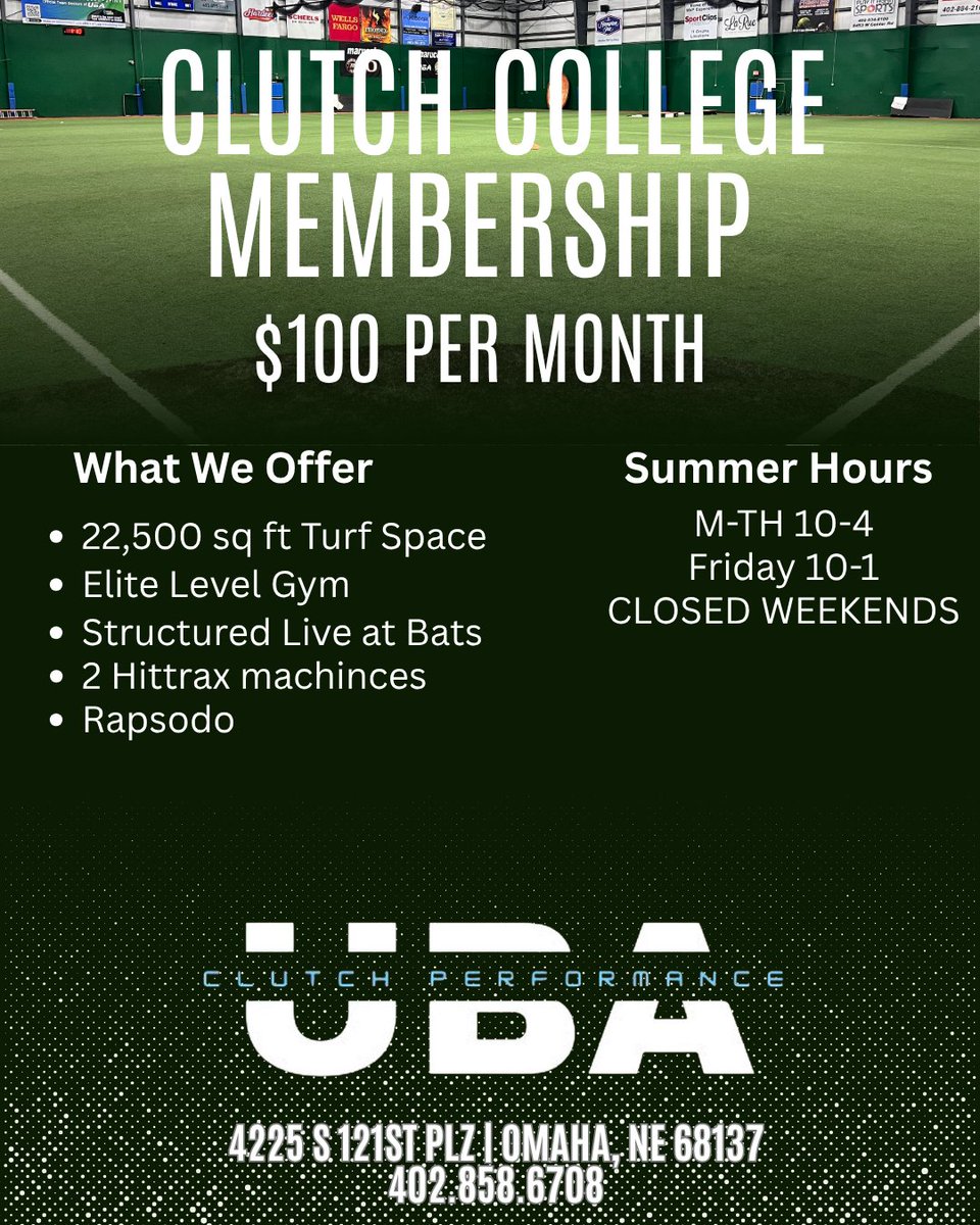 clutchuba's tweet photo. Welcome back college kids! Come in and get your work in this offseason💪

Link in bio!
#Clutch https://t.co/fd43Y5wh0V