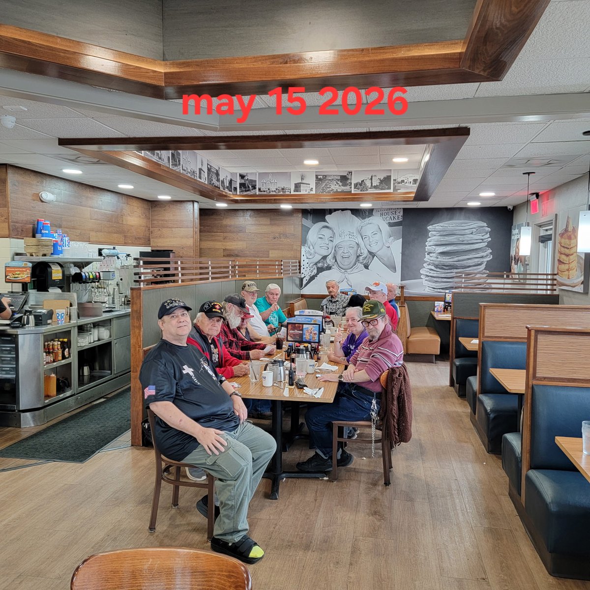 DorieT's tweet photo. Breakfast with veterans https://t.co/3dnvGVB44y