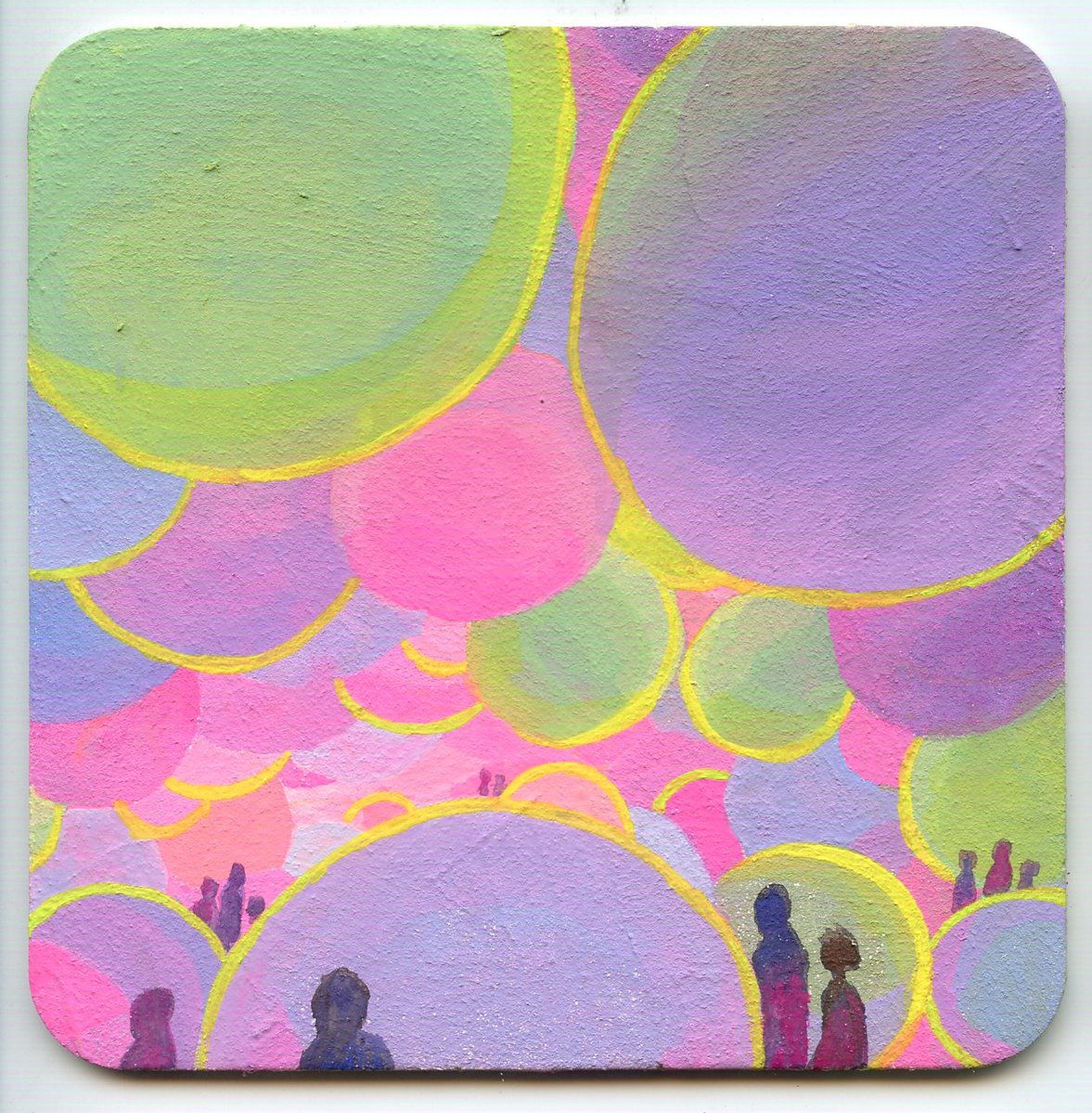 lemonikate's tweet photo. This is 2 out of 7 coasters I'll be selling at this year's Salut!11 coaster show @nucleusportland from June 7 to July 2, 2026.

#gouachepainting
#teamlab
#balloon https://t.co/nJ8Ejq9LYX