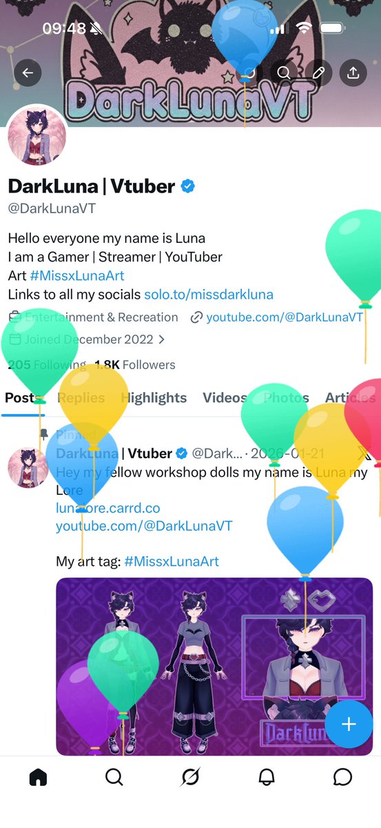 DarkLuna | Vtuber tweet media