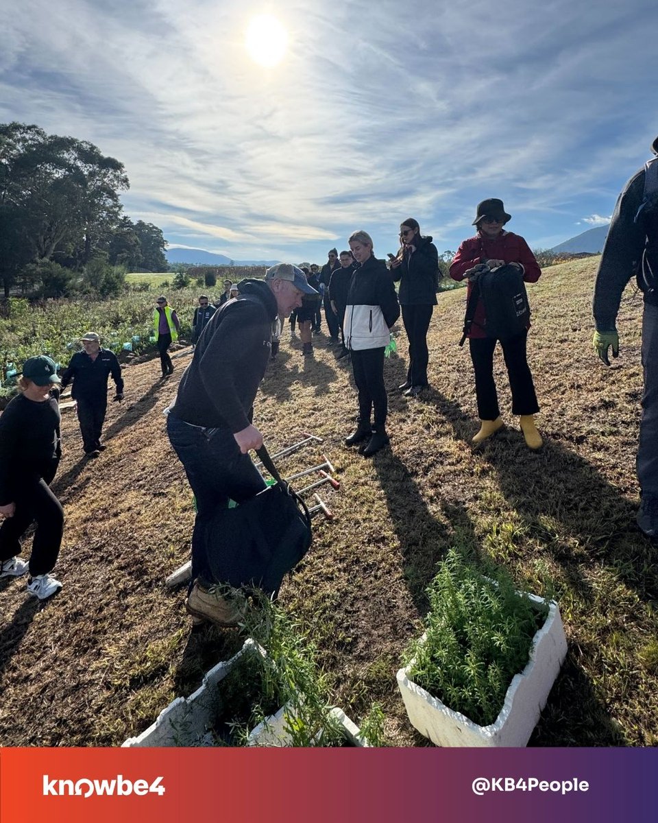 KB4People's tweet photo. 780 trees planted! 🌳

Our team in Australia crushed it, partnering with The Tree Project to restore native habitats. 32 volunteers spent the day planting wattles and tea trees that will thrive for up to 150 years.

Want to help? Support the mission here: https://t.co/QBlvNDxwvN https://t.co/VHPUnp0DS4