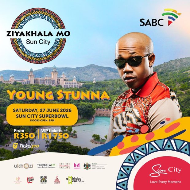 siiwe_'s tweet photo. This is your sign to stop saying “we’ll buy later” 😭🔥 #ZiyakhalaMoSunCity26

Ziyakhala Mo Sun City is getting closer and the excitement is already unmatched. Lock in your tickets now and experience the biggest vibes at the biggest destination.

Tickets https://t.co/5MEkb3dCRq https://t.co/ObeuJzupTG