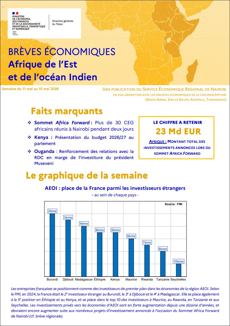 French Treasury - East Africa and Indian Ocean tweet media